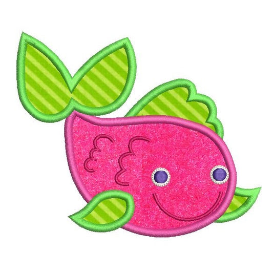 Cute Little Fish Machine Embroidery Design