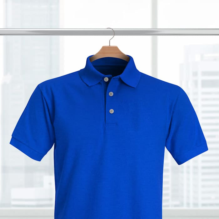 royal blue t shirt polo