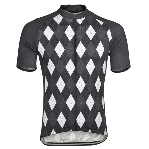 checkered cycling jersey