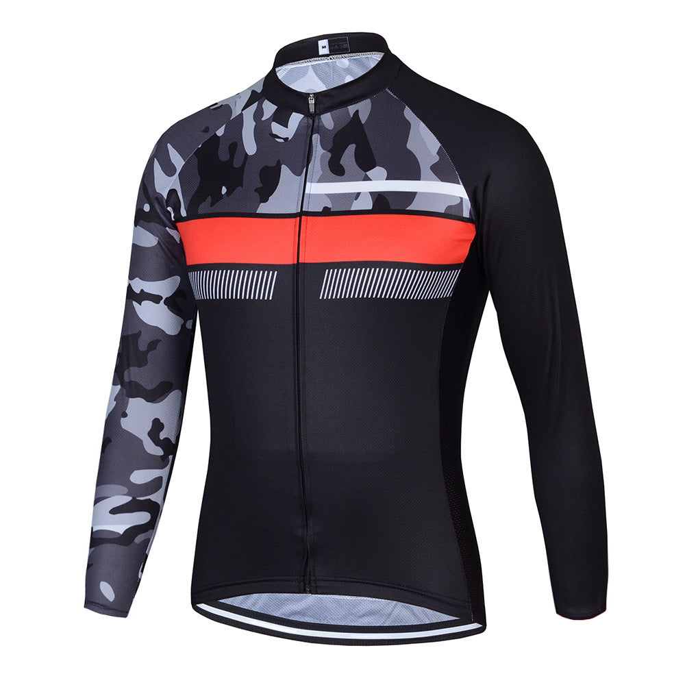 camo cycling jersey