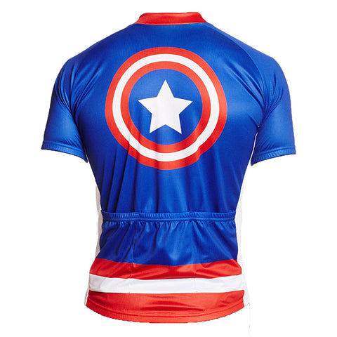 superhero cycling jersey