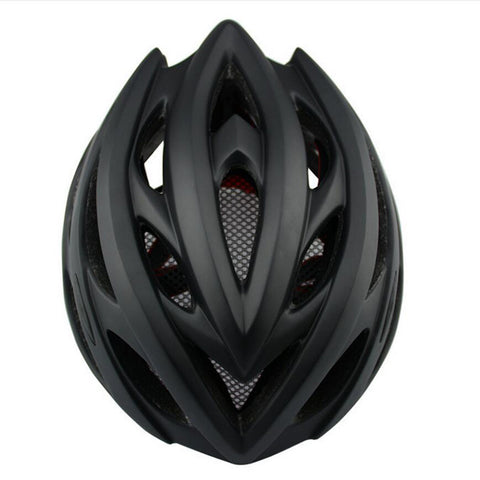 matte black cycling helmet