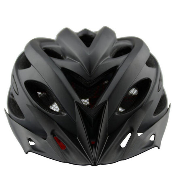 matte black bike helmet