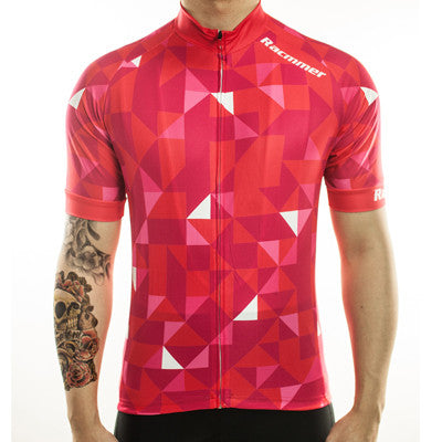 Rouge Cycling Jersey - Unique Red Cycling Jersey – Vogue Cycling