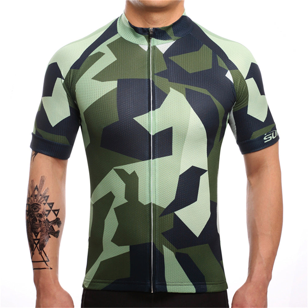 camo cycling jacket