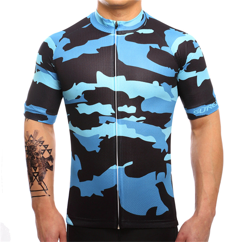 Men's Camouflage Winter Green Long Sleeve Cycling Jersey – Online