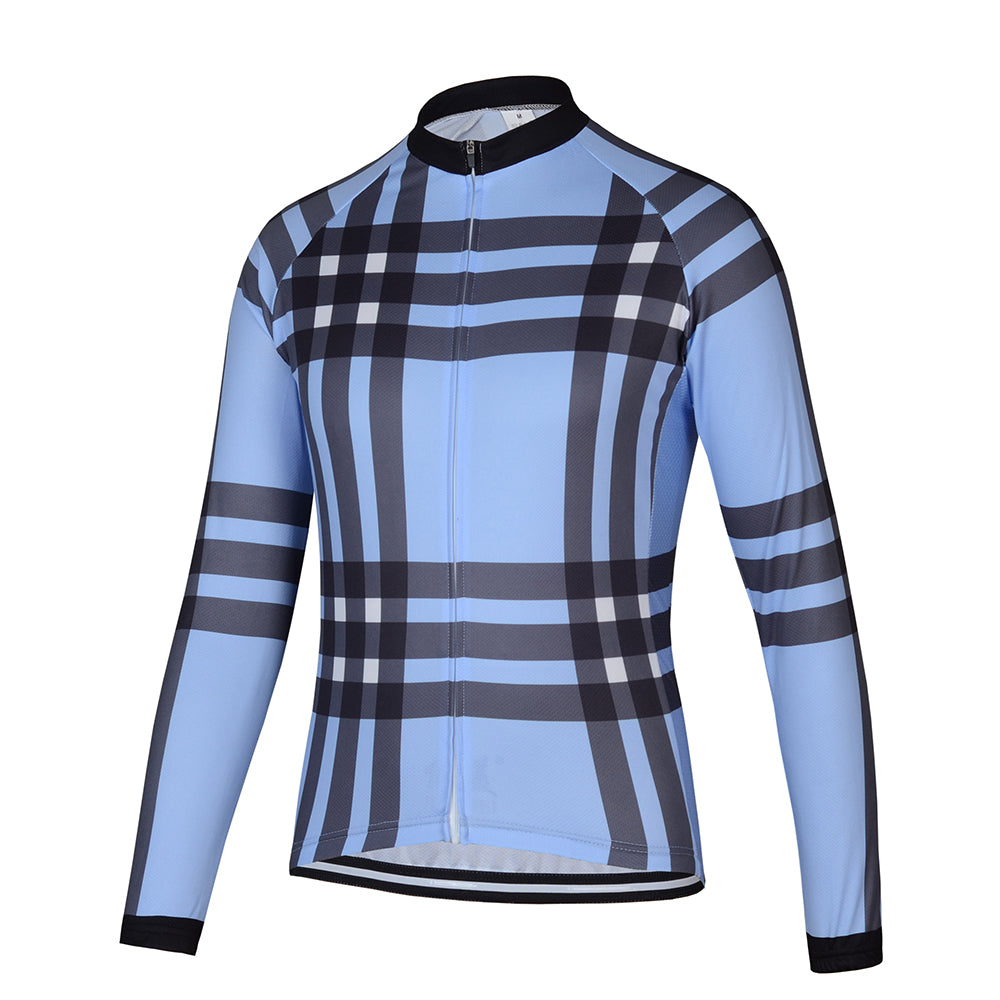classic check long sleeve jersey
