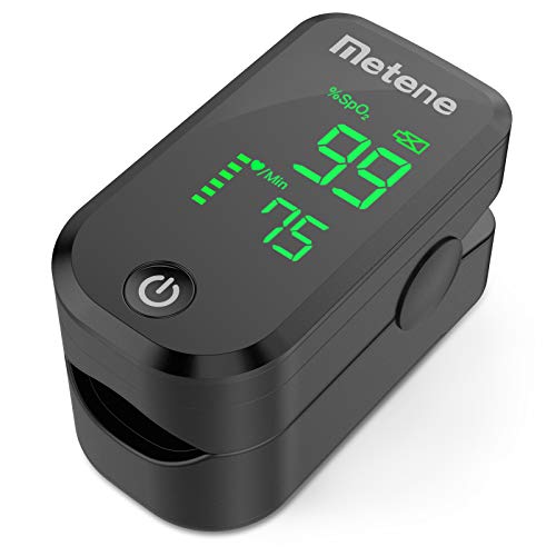 Metene Pulse Oximeter Fingertip, Blood Oxygen Saturation Monitor