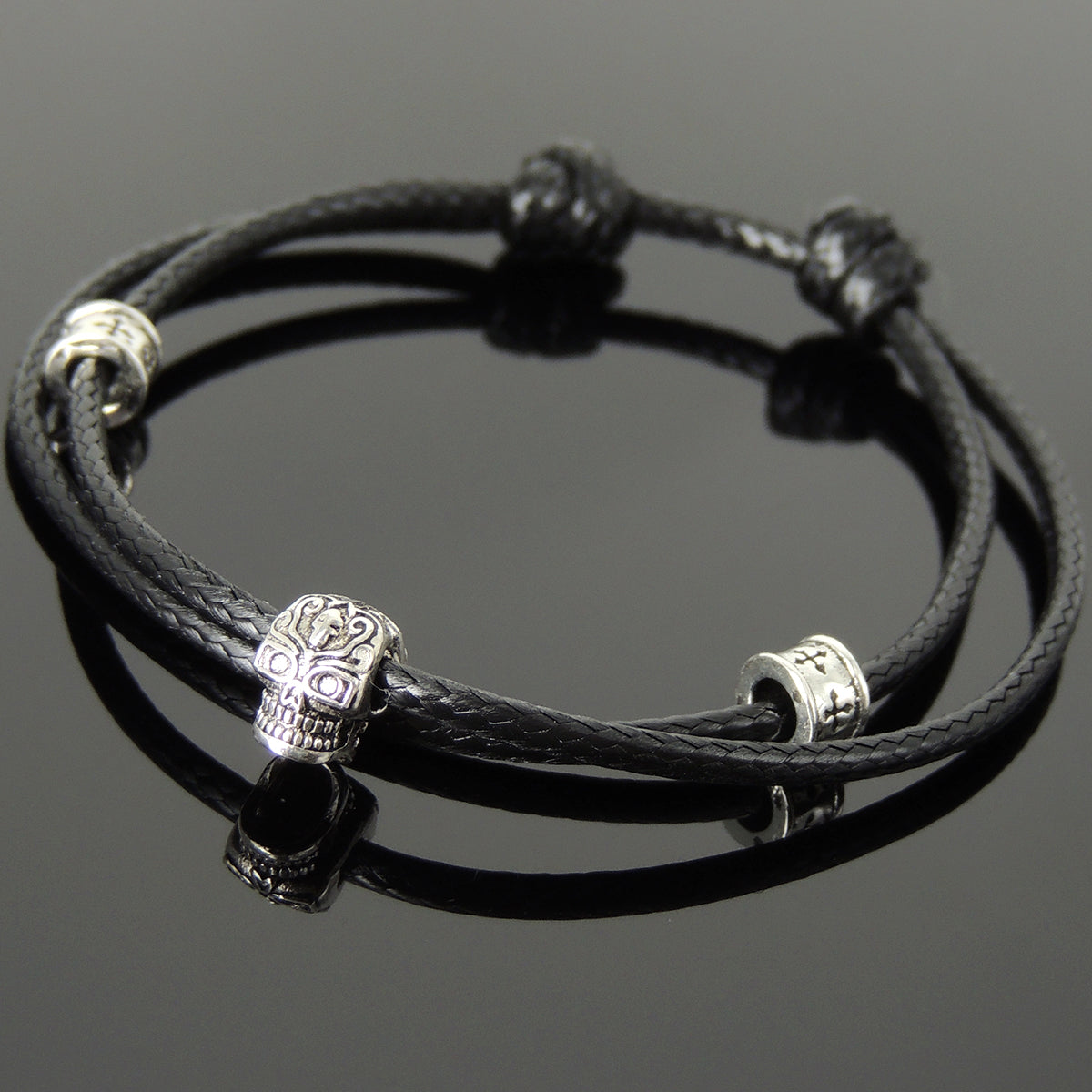 skull rope bracelet