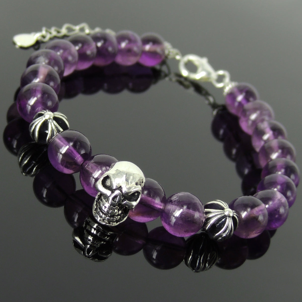 amethyst crystal bracelet