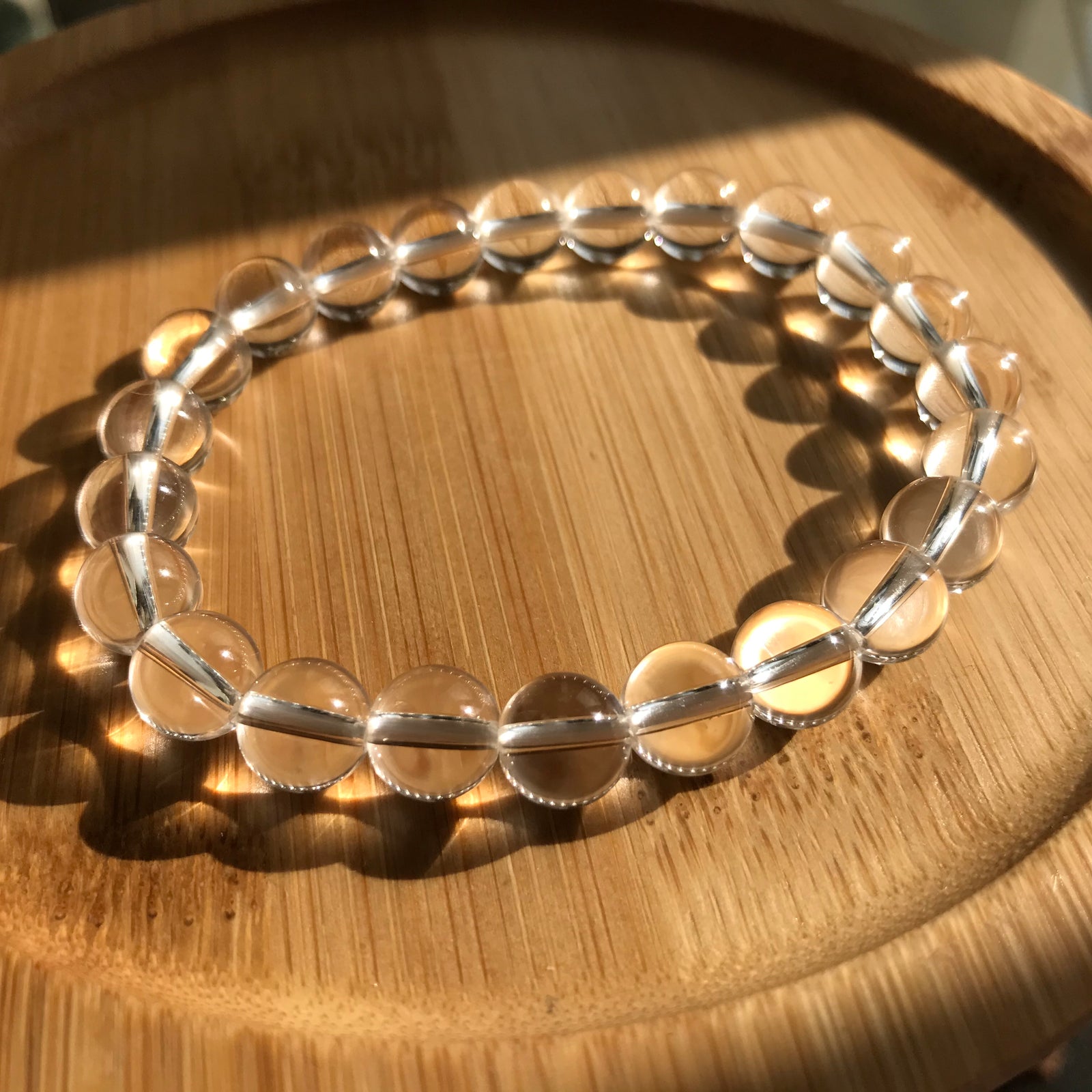 Clear Crystal Quartz Bracelet — Sun's Jewelry