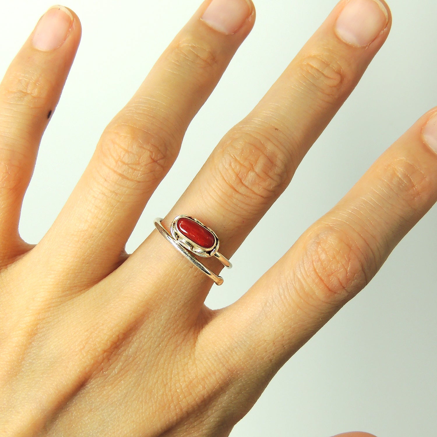 coral ring designs for ladies