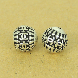 1 PC Seamless & Faceted Irregular Shape Beads - S925 Sterling Silver  WSP494X1