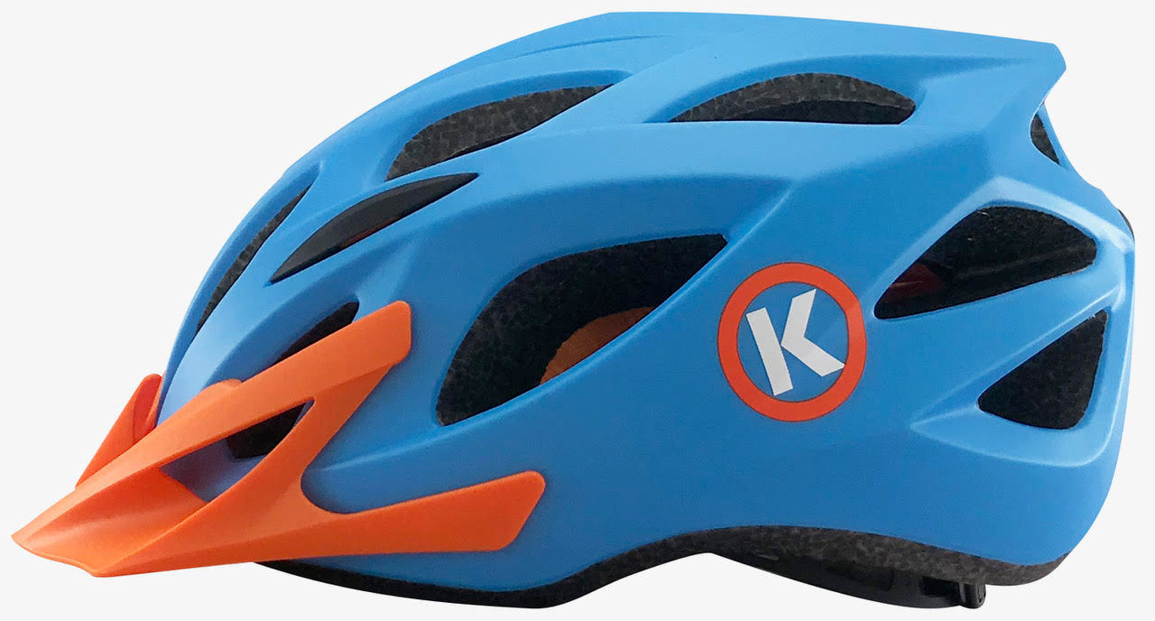 blue cycling helmets