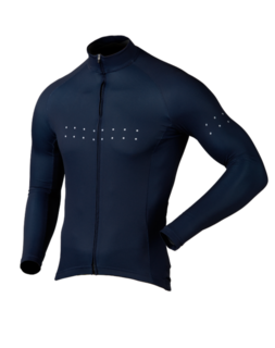 navy cycling jersey