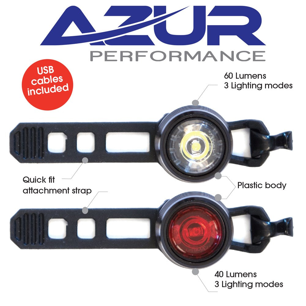 azur rear bike light