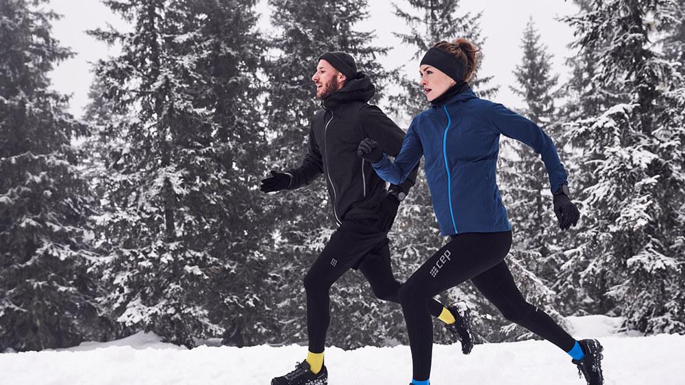 winter running socks