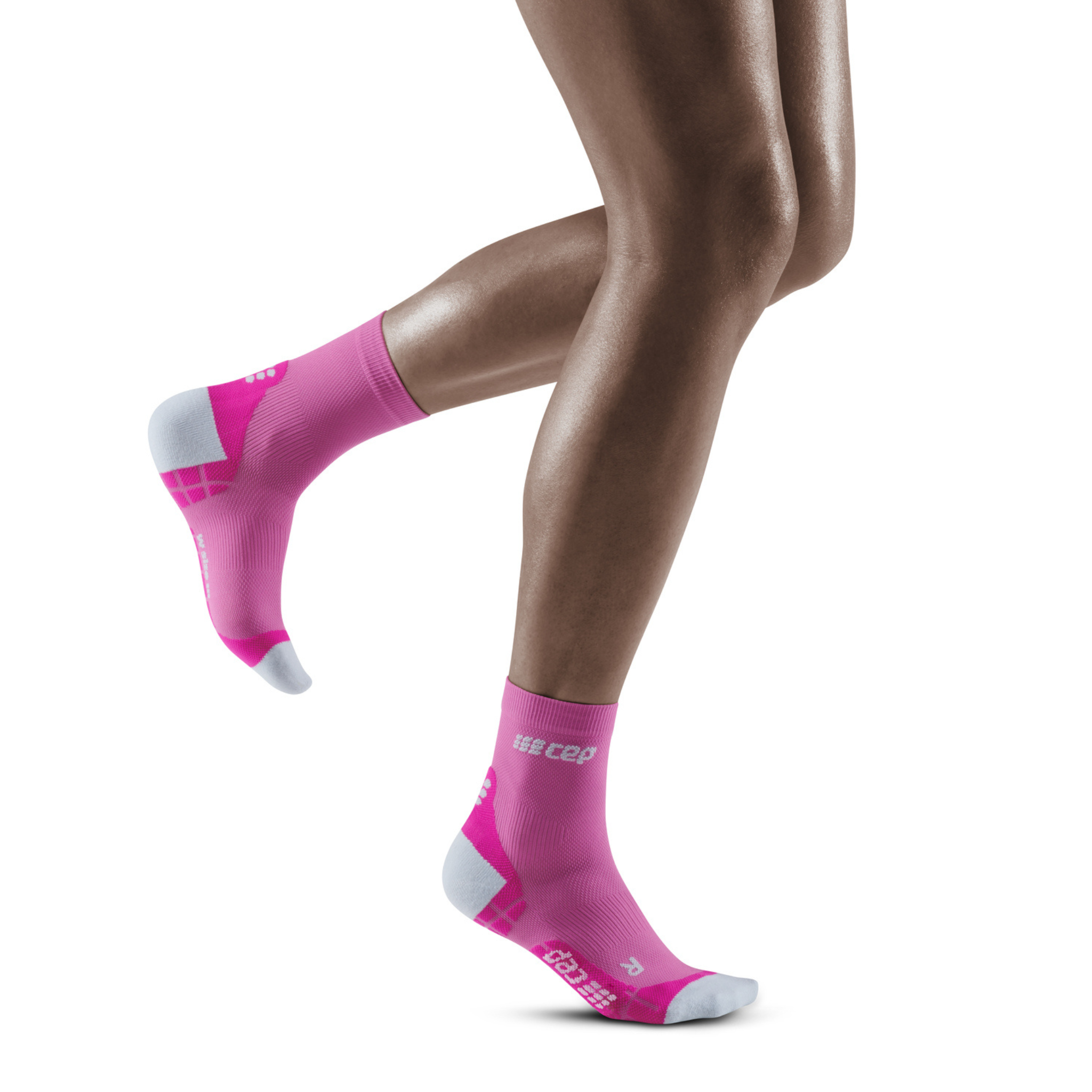 HIGH FIT Pro Calf Compression Sleeve + Free Seamless Sport Socks - Enjoy  Extra Support, Enhanced Performance & Faster Recovery (Pink, L)