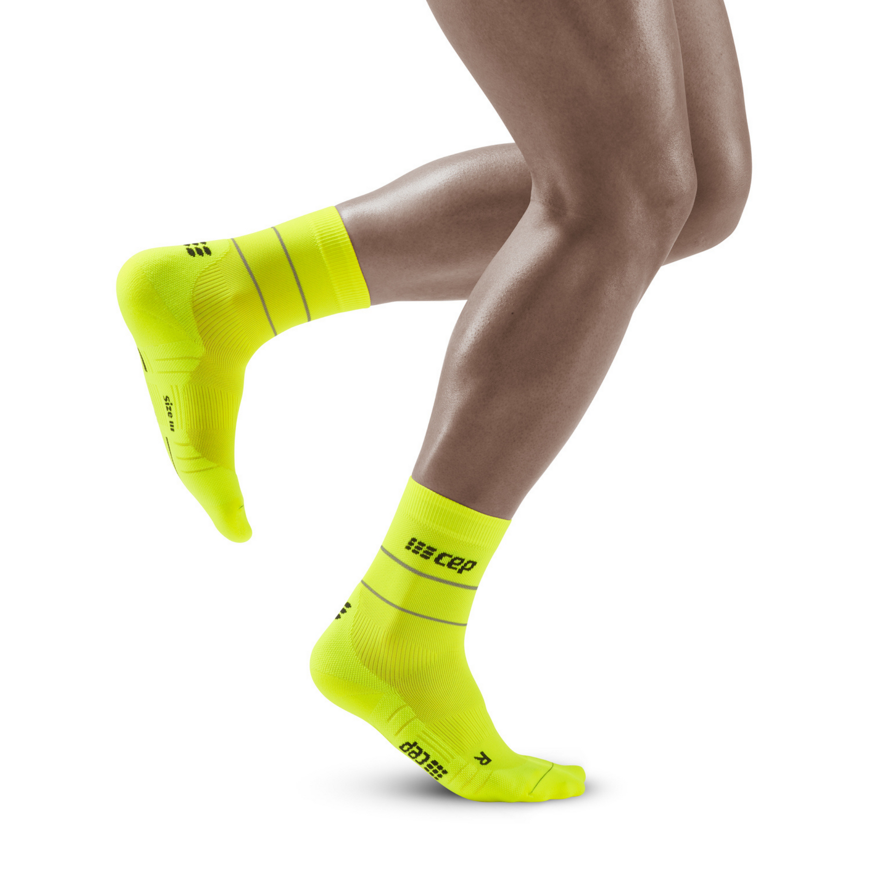 CEP Compression / Reflective Mid Cut Socks