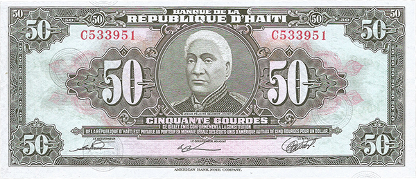tyvek money Haitian currency 