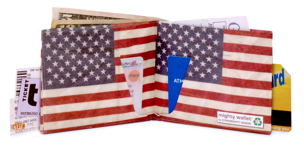 Flag Mighty Wallet, US Flag wallet, USA wallet