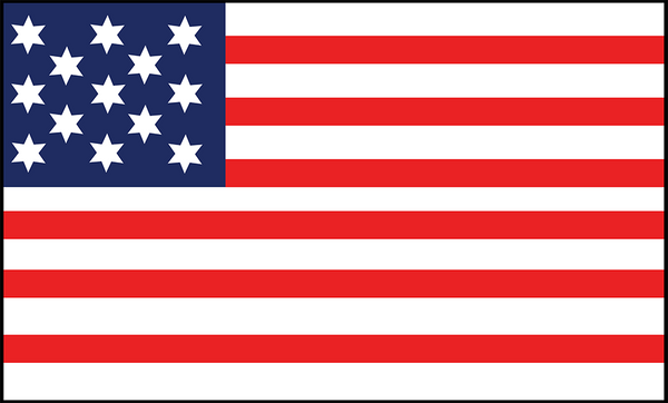 Hopkinson designed the US flag