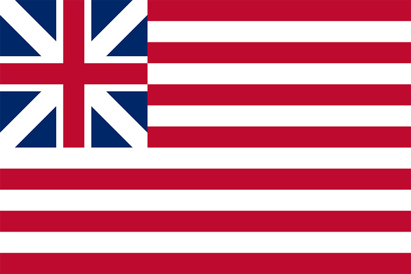 Grand Union Flag, first flag us US, colonies flag