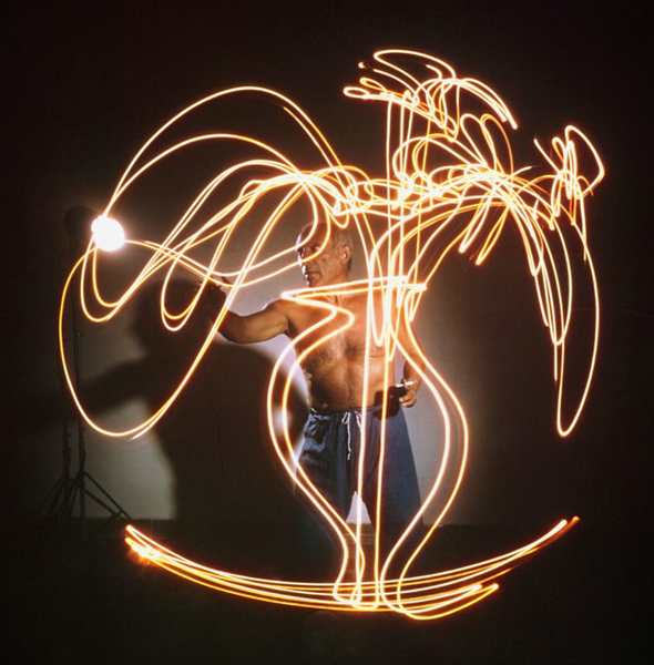 Behind the Picture: Picasso Draws With Light