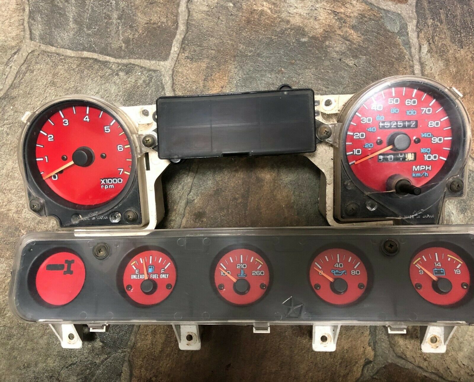 92-95 Jeep Wrangler YJ Speedo and Gas, oil, and Batt Instrument Cluste –  ARK Auto Parts