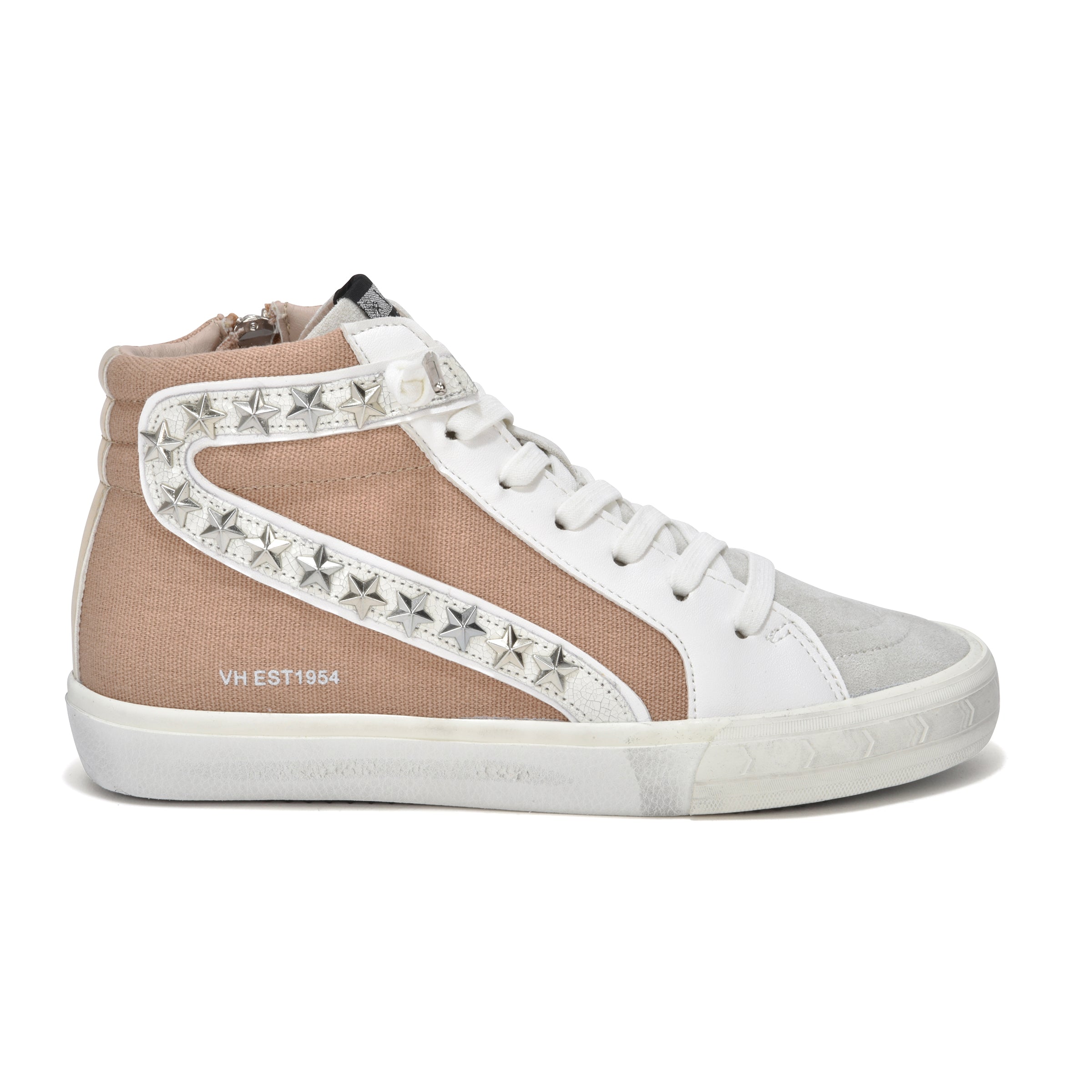 taupe high top sneakers