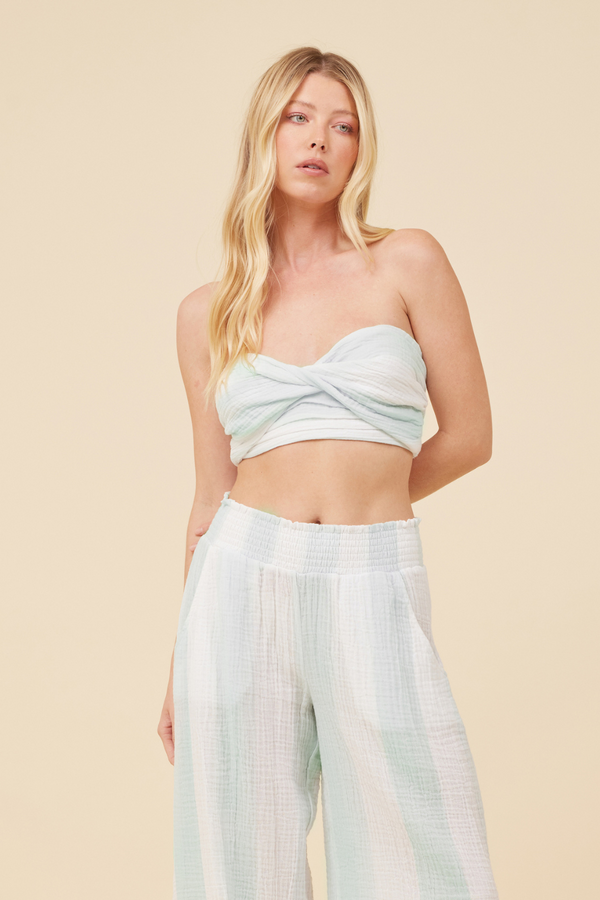 Seamless Striped Wideband Waist Sports Set - Nana Style Closet