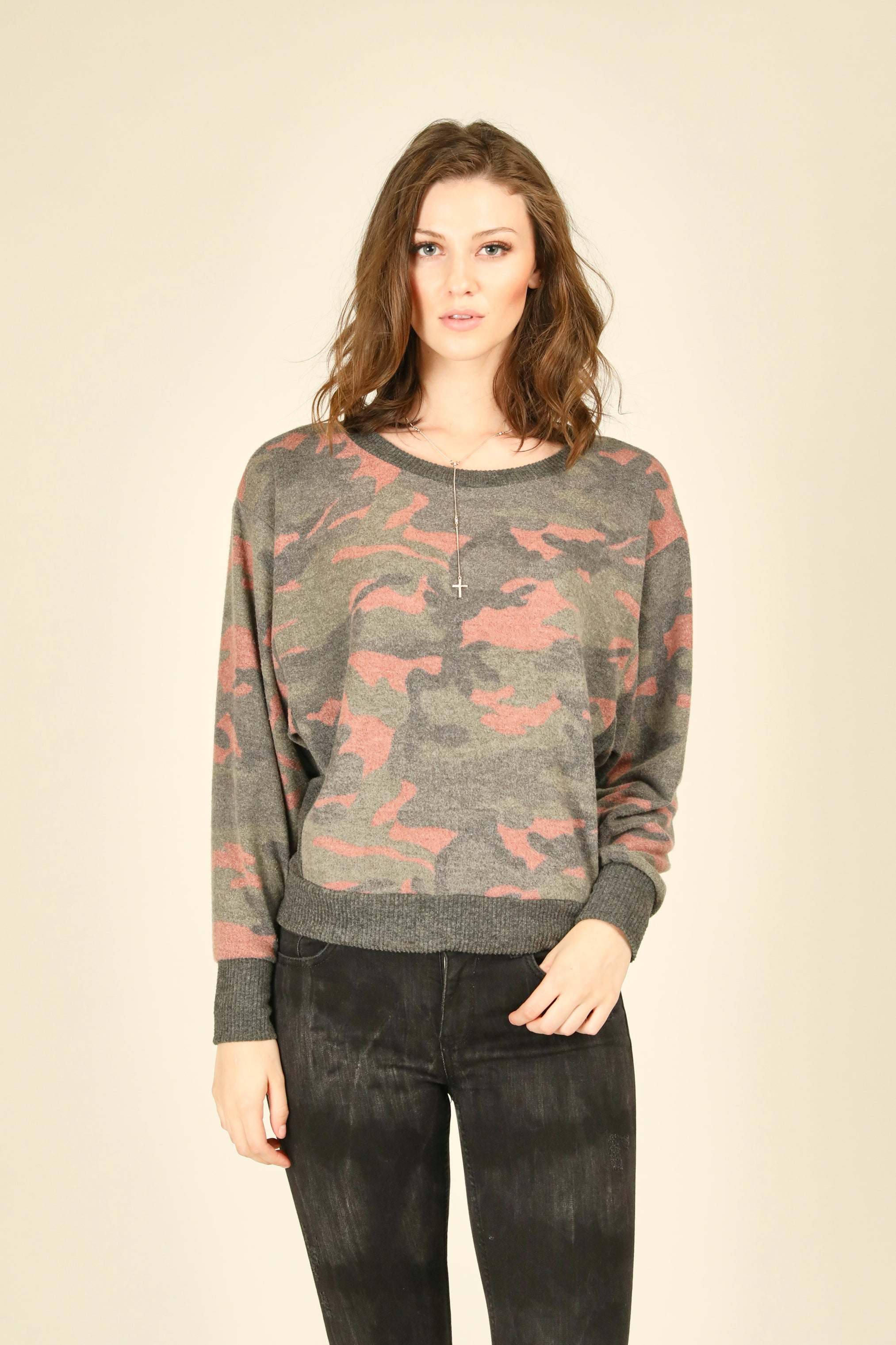 camo sweatshirt