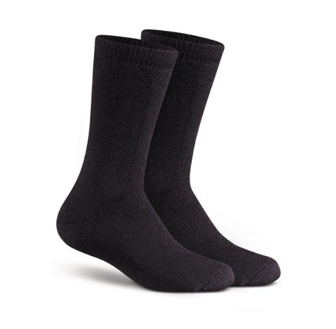 black crew kids socks