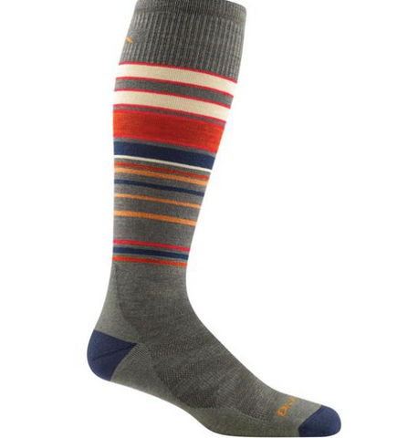 multi-colored striped knee socks