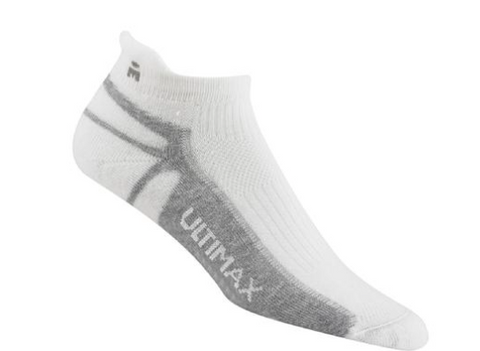 white ankle socks with gray accents