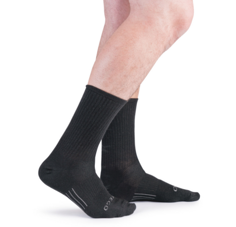 black crew socks