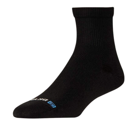 black mini crew sock