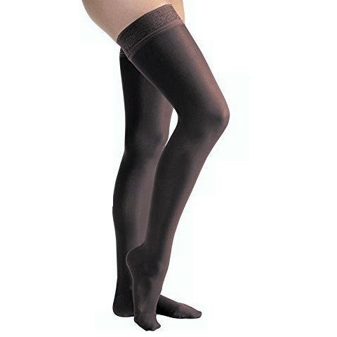 Buy JOBST Relief  Silicone Free Thigh High Compression Stockings w/Open  Toe — Compression Care Center