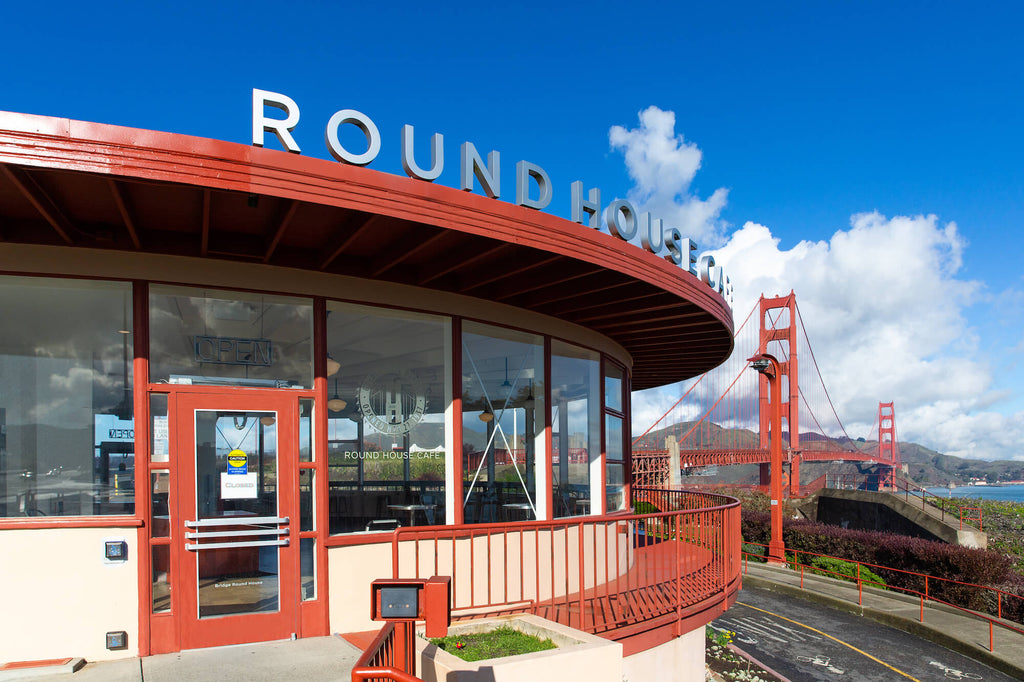 Equator Coffees Round House Cafe | Golden Gate Cafe | View of the Golden Gate Bridge from our cafe | Equator Coffees