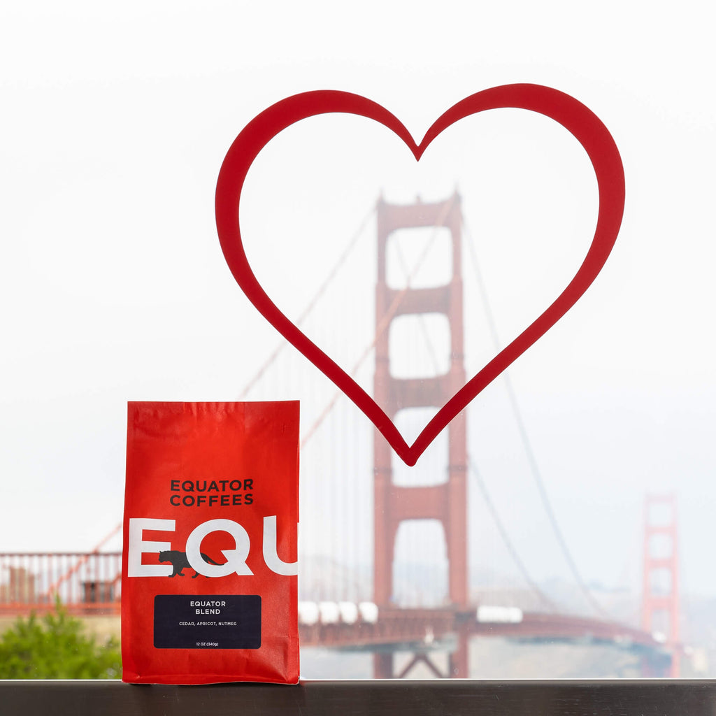 Equator Coffees Round House Cafe | Golden Gate Cafe | Enjoying a coffee with a view of the Golden Gate Bridge in San Francisco | Equator Coffees