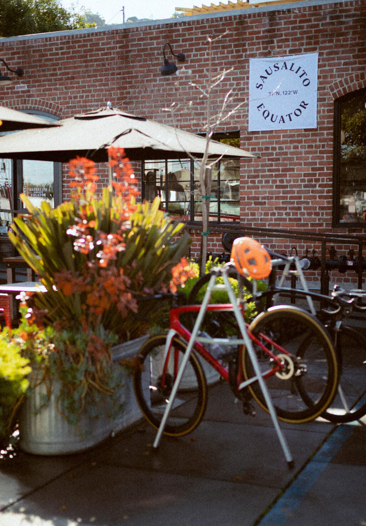 Bike Accessibility and Parking at Sausalito Equator | Bike Friendly Cafe Marin | Equator Coffees