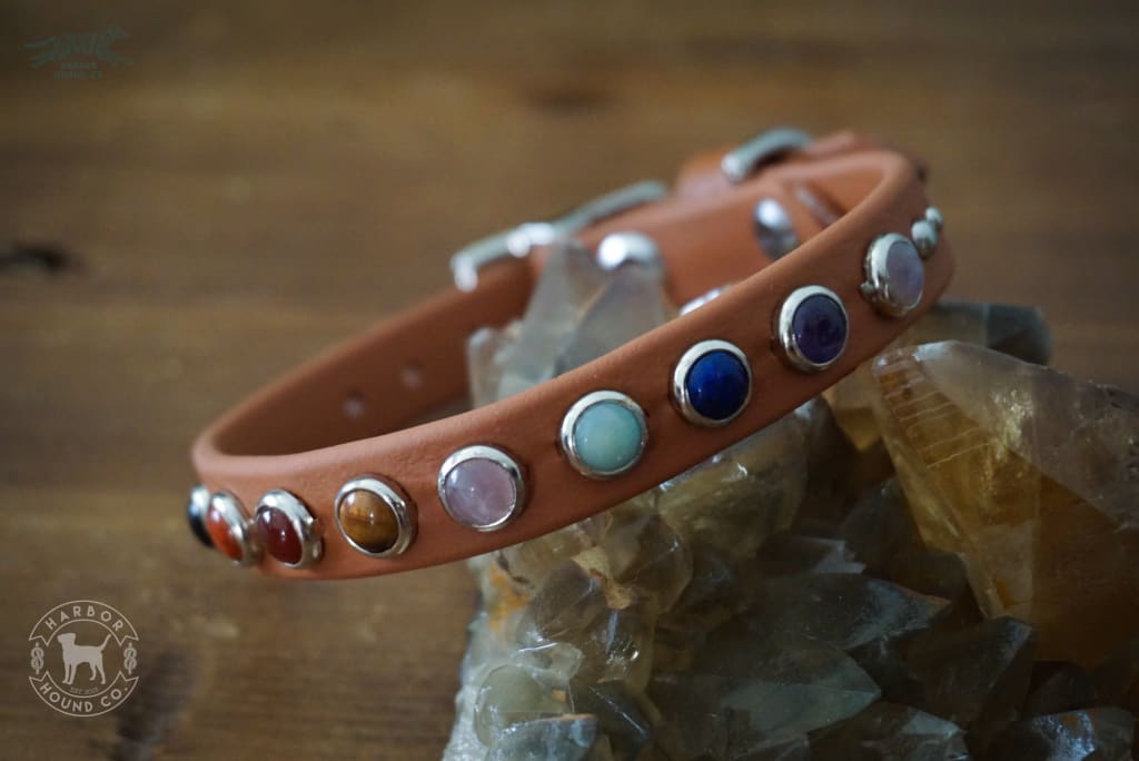 Harbor Hound Co. - HERMES 1.5 Gemstone Buckle Collar