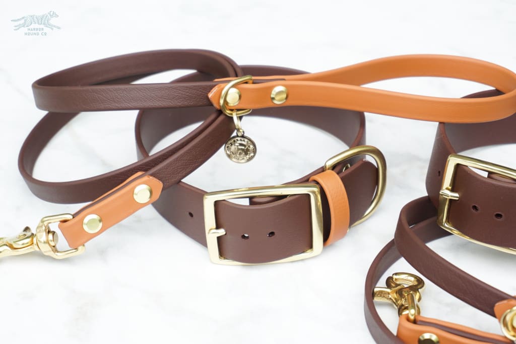 Two Tone Biothane Dog Collar, Waterproof Dog Collar