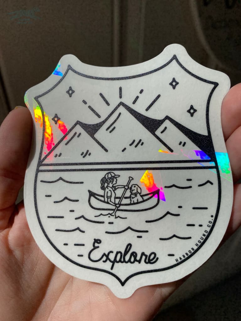 Harbor Hound Co. - Explore Suncatcher Sticker