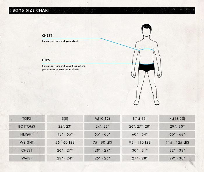 Boys Size Chart