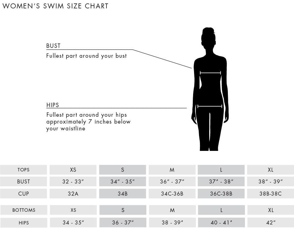 Womens Swim Size Chart