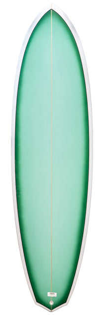 Maurice Cole Reverse Vee Diamond Twin Surfboard