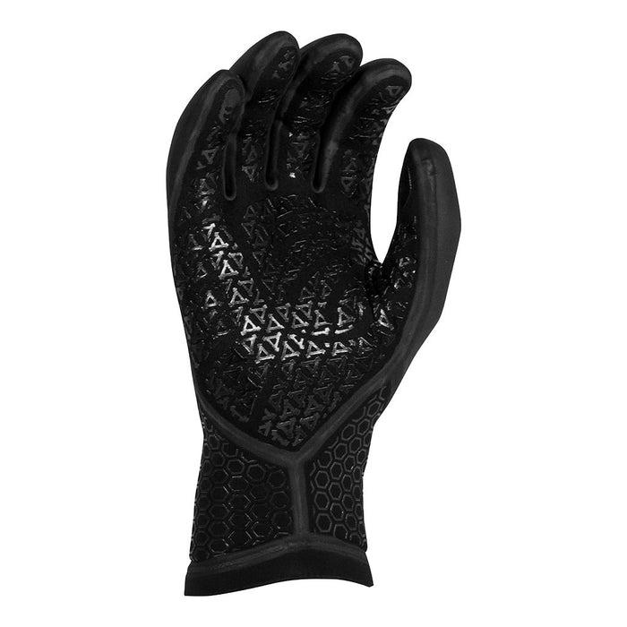 Xcel Drylock 5 Finger 5MM Gloves-Black