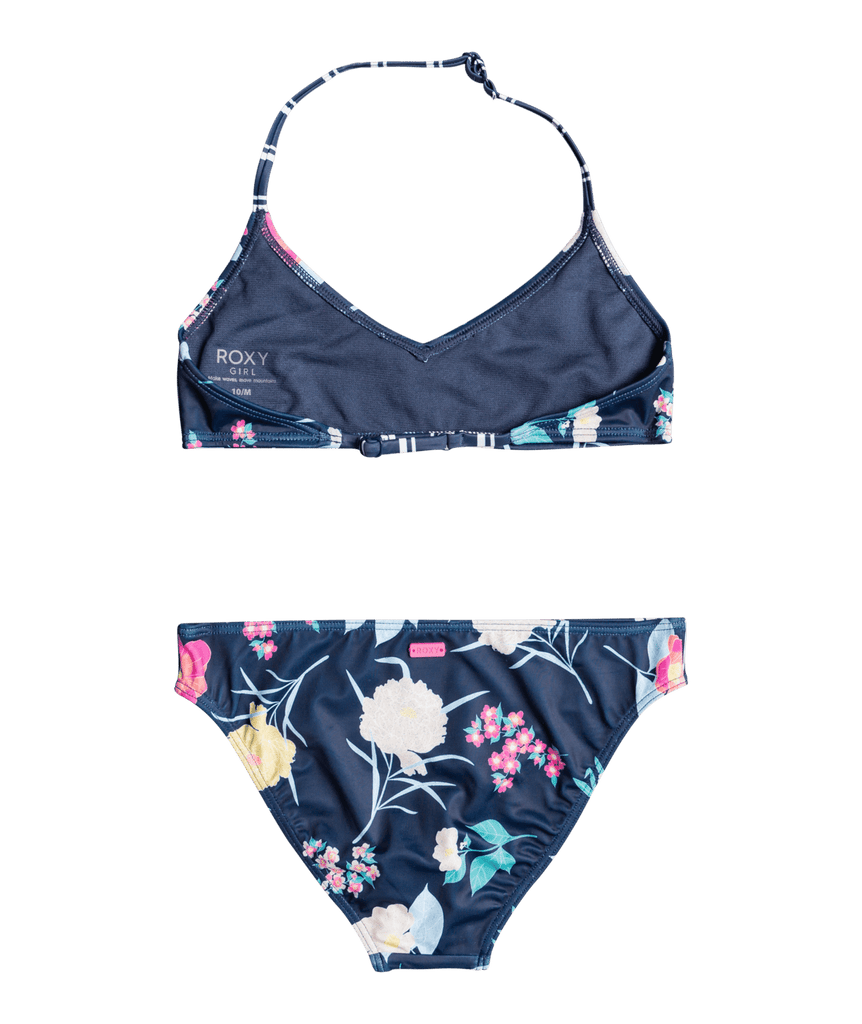 Roxy Flowers Addict Tri Bra Bikini-Mood Indigo — REAL Watersports