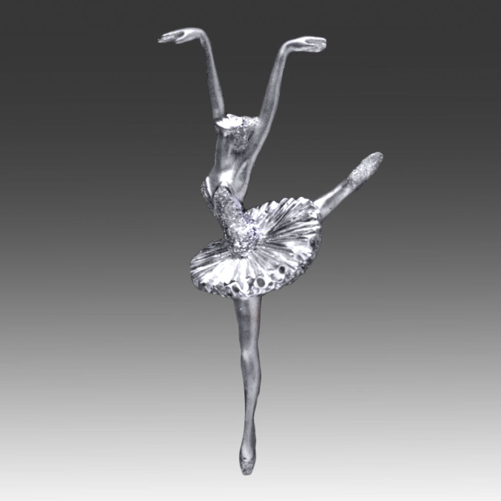 The Platinum Ballerina Pin